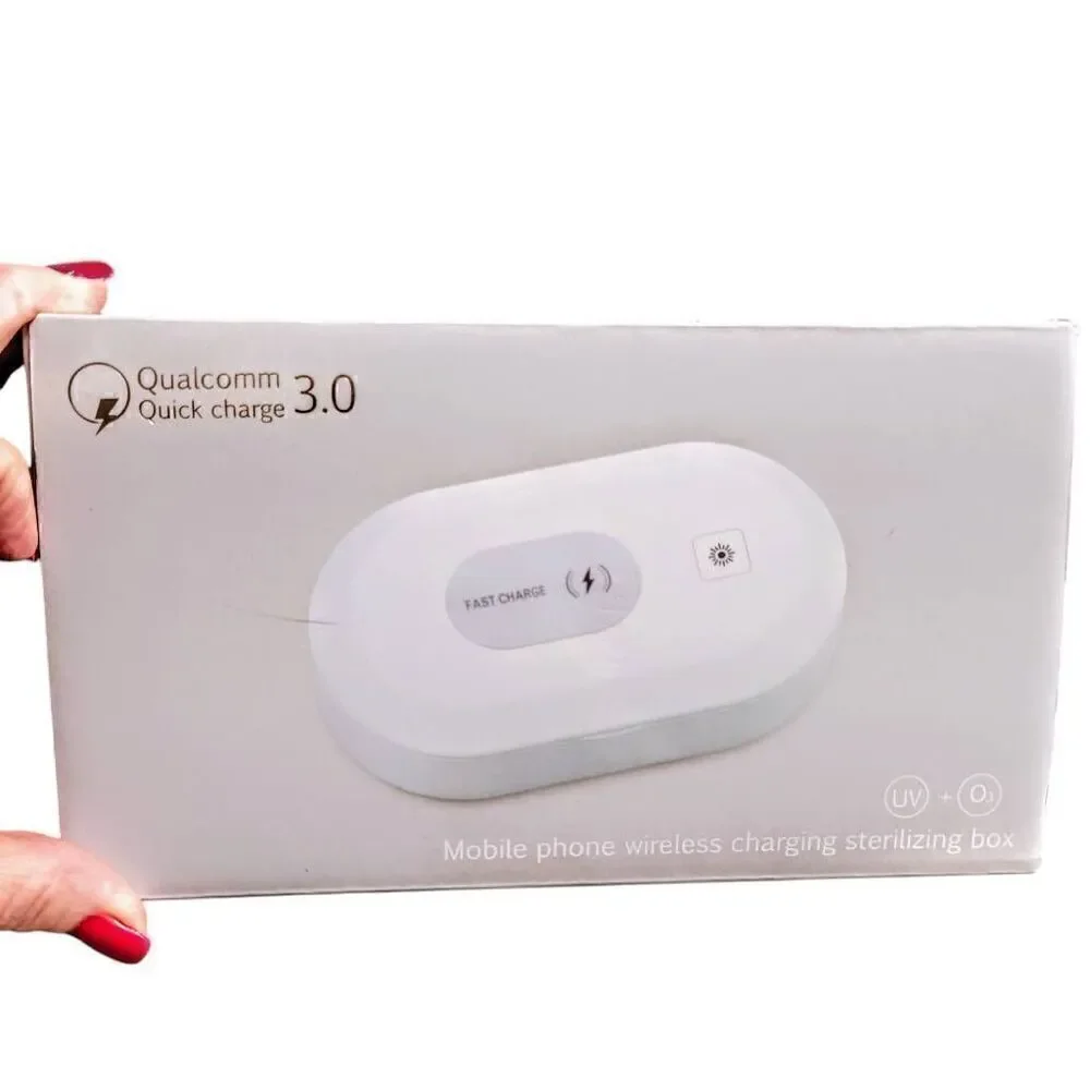 Qualcomm Quick Charge Mobile Phone Wireless Charging Sterilizing Box BRAND NEW!